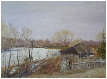 Последний снег | холст, масло 40Х50